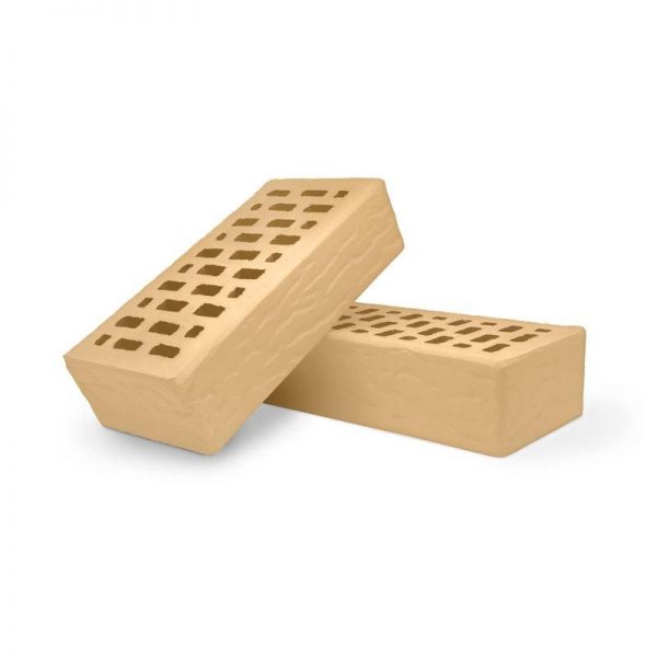 Кирпич лицевой Terex Слоновая кость Рустик одинарный