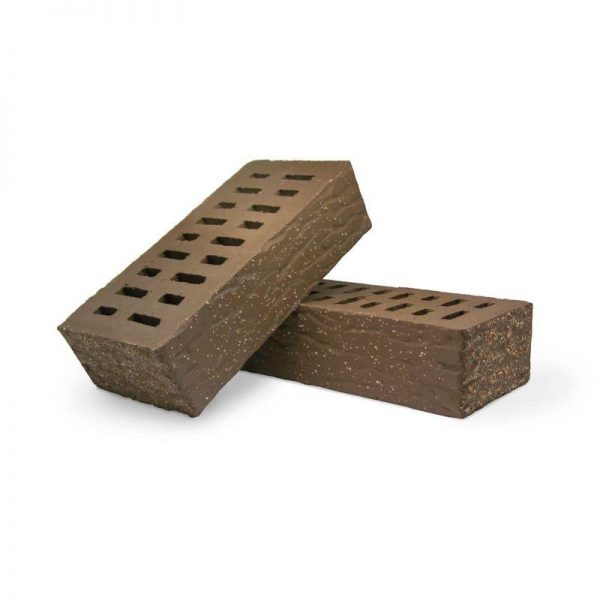 Кирпич лицевой Terex Какао Рустик с песком одинарный