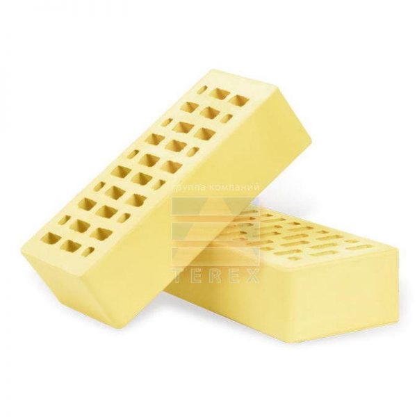 Кирпич лицевой Terex Слоновая кость гладкий одинарный