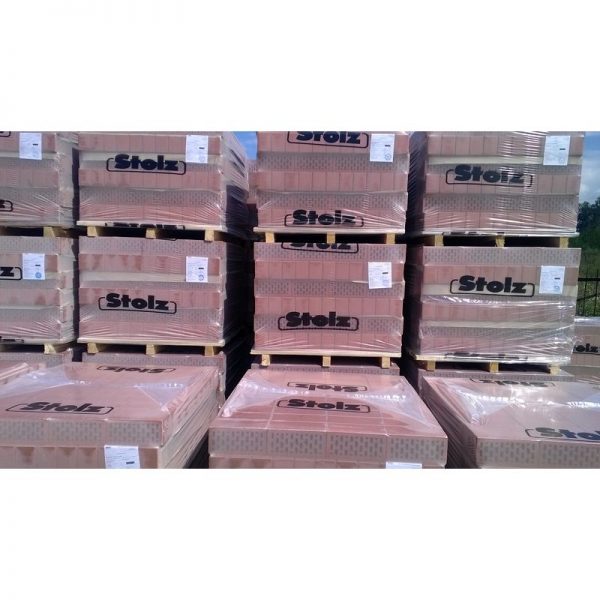 Кирпич лицевой Магма Красный гладкий полуторный