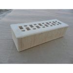 Кирпич лицевой ЛСР клинкер “Неаполь” белый тростник