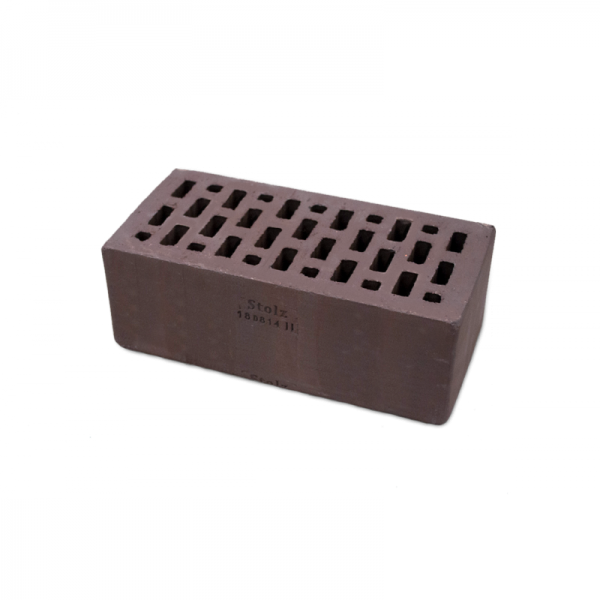 Кирпич лицевой Магма Шоколадный гладкий полуторный