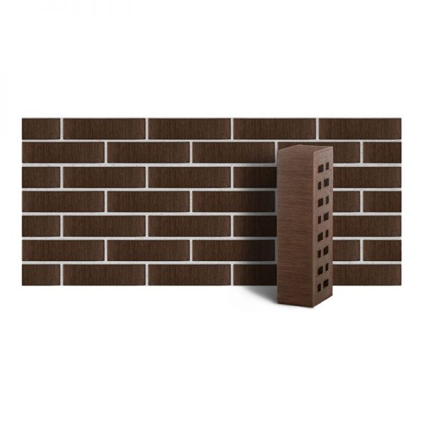 Кирпич лицевой ЛСР клинкер “Мюнхен” коричневый тростник