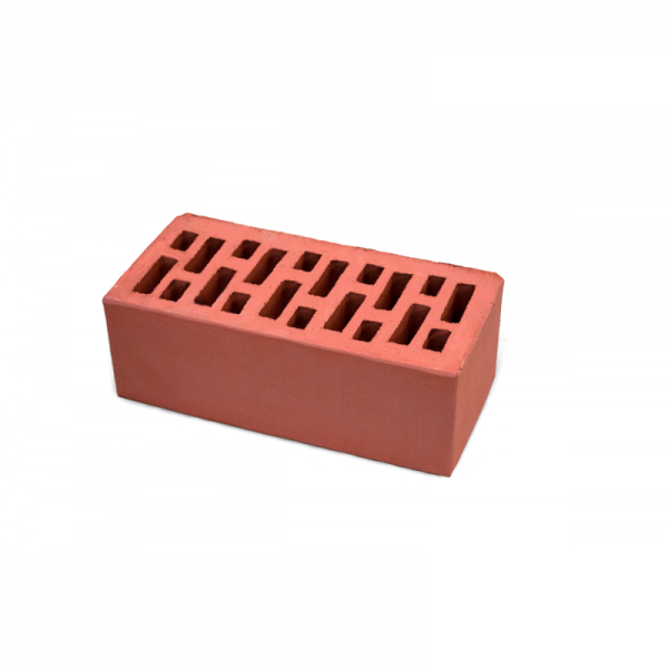 Кирпич лицевой Магма Красный гладкий полуторный