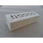 Кирпич лицевой ЛСР клинкер “Неаполь” белый береста