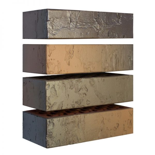 Кирпич лицевой Магма «Флеш Сланец» 0.7 НФ