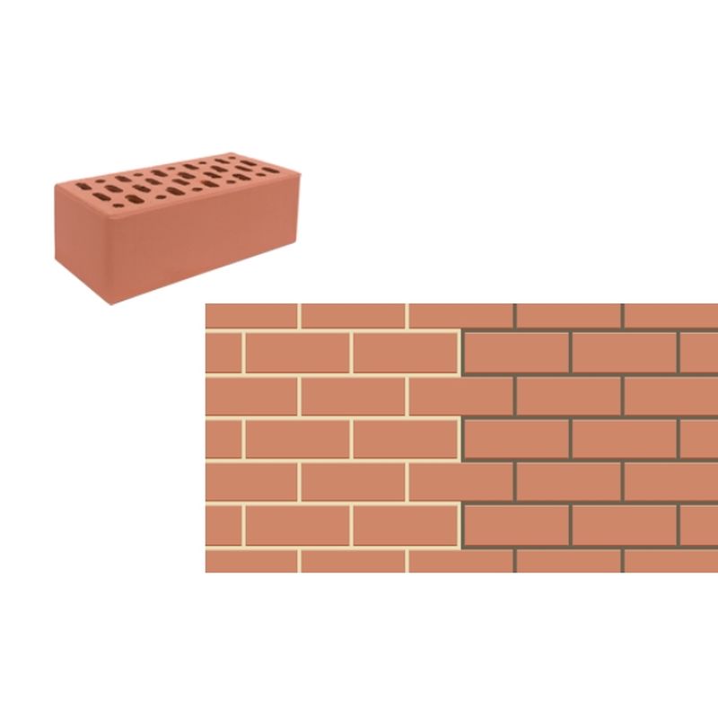 Кирпич лицевой НКЗ “Абрикос” гладкий утолщенный Кирпич лицевой НКЗ “Абрикос” гладкий утолщенный