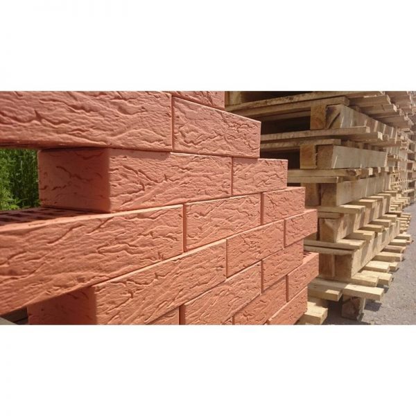 Кирпич лицевой Маркинский КЗ Красный риф одинарный