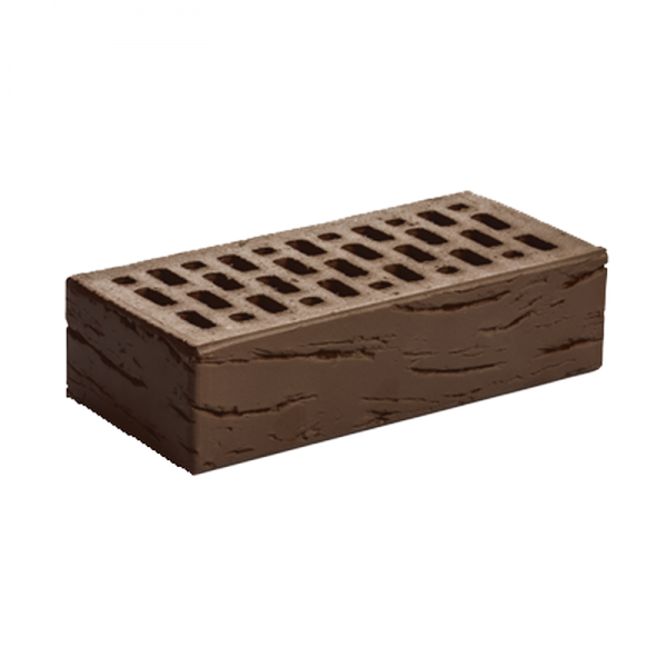 Кирпич лицевой Магма Шоколад Антик одинарный
