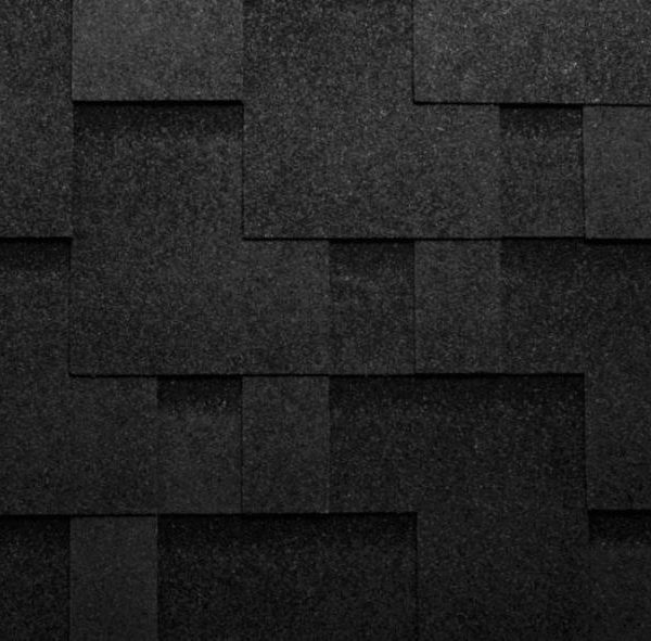 Гибкая черепица Katepal Super Rocky Черный