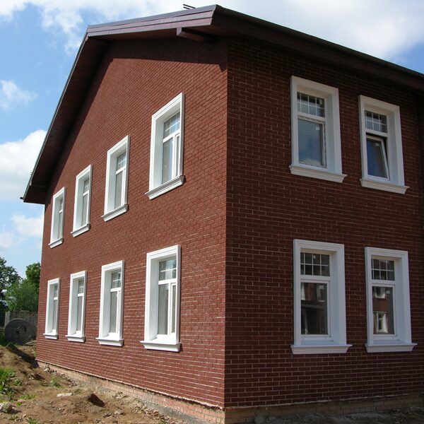 Кирпич лицевой Керма Бордо бархат одинарный