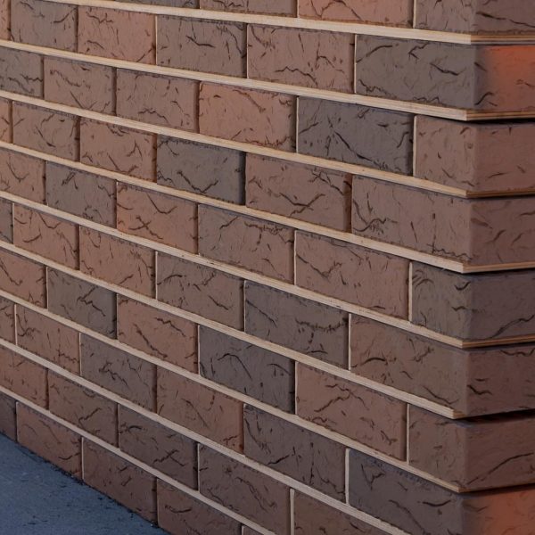 Кирпич лицевой Красный Flash Coral 01 М150, 1НФ. Красная Гвардия