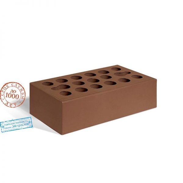 Кирпич лицевой Керма Терракот гладкий одинарный