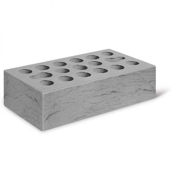 Кирпич лицевой Керма Серебро рустик одинарный