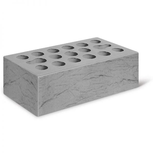 Кирпич лицевой Керма Серебро Рустик утолщенный