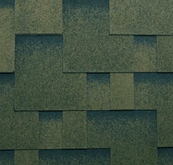 Гибкая черепица Katepal Super Rocky Зеленый (тайга)