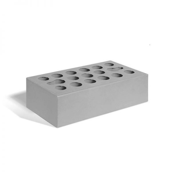 Кирпич лицевой Керма Серебро гладкий одинарный