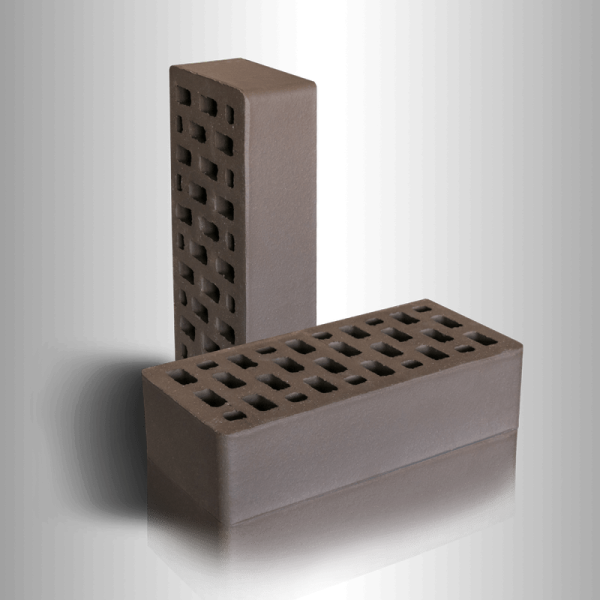 Кирпич лицевой гладкий Коричневый М150, 1НФ. Красная Гвардия