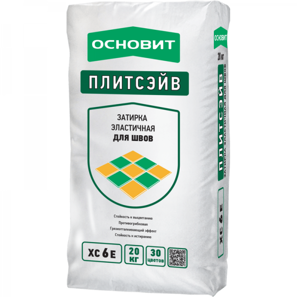 Затирка цветная эластичная Золотистый 048 ОСНОВИТ ПЛИТСЭЙВ ХС6 Е