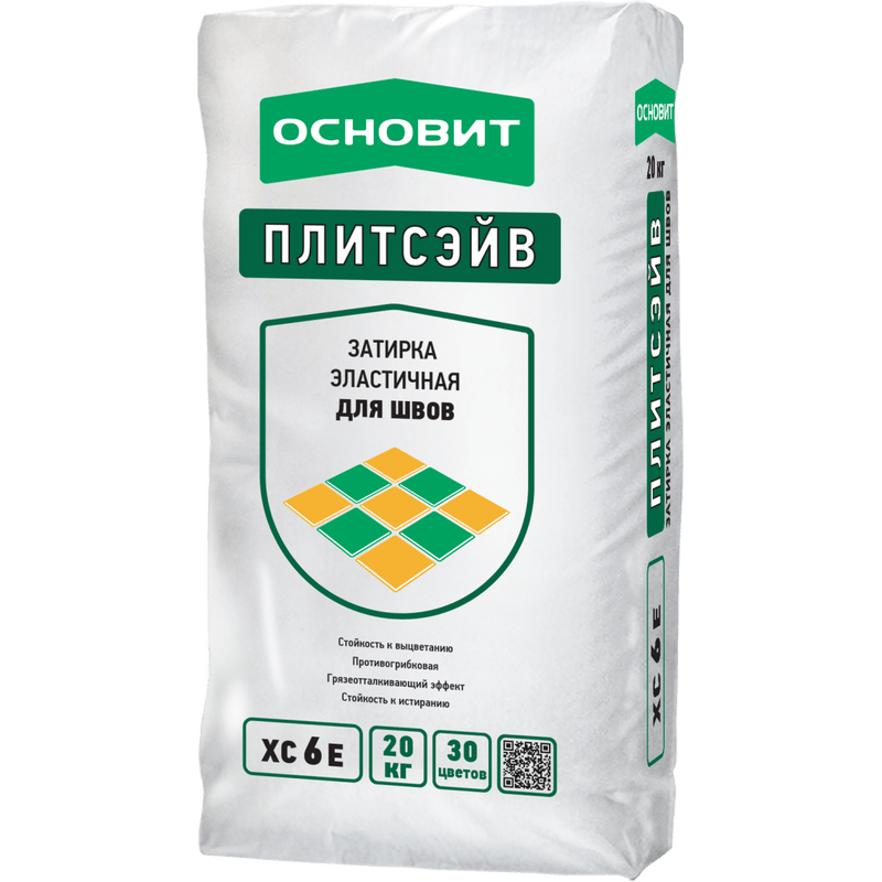 Затирка цветная эластичная Бежевая 030 ОСНОВИТ ПЛИТСЭЙВ ХС6 Е Затирка цветная эластичная Бежевая 030 ОСНОВИТ ПЛИТСЭЙВ ХС6 Е