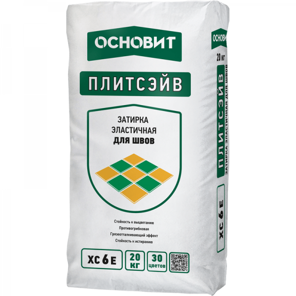 Затирка цветная эластичная Темно-зеленый 052 ОСНОВИТ ПЛИТСЭЙВ ХС6 Е