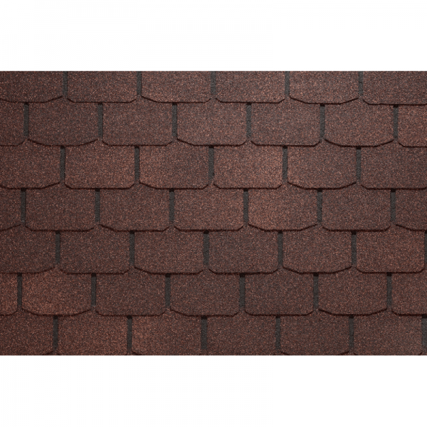 Гибкая черепица Docke Крона Коричневый