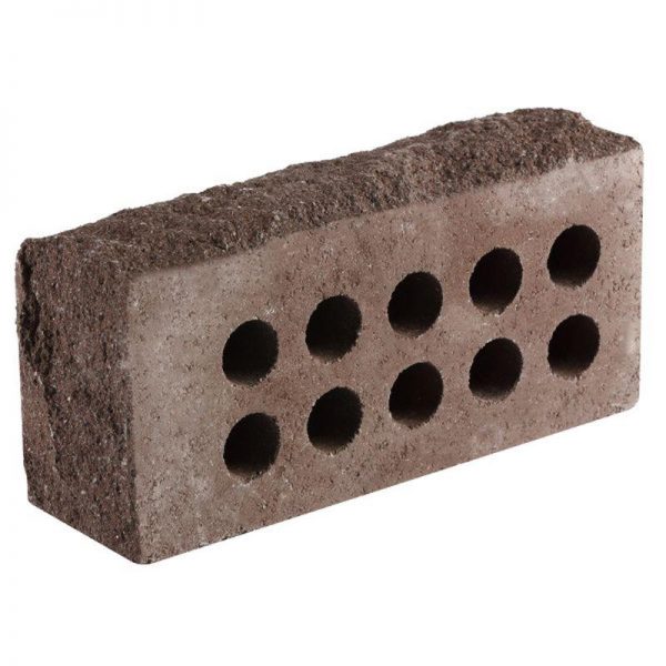 Кирпич облицовочный гиперпрессованный “Литос” М250 Ложок-Тычок Коричневый 230х100х65 мм 1 НФ