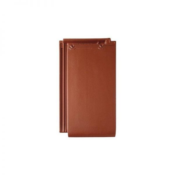 Керамическая рядовая черепица BRAAS Турмалин натуральный красный