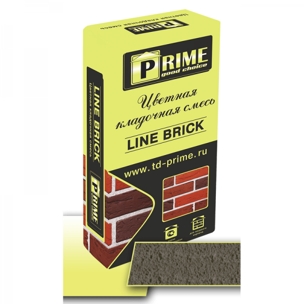 Цветная кладочная смесь Prime “Line Brick’«Wasser». Серая 25 кг