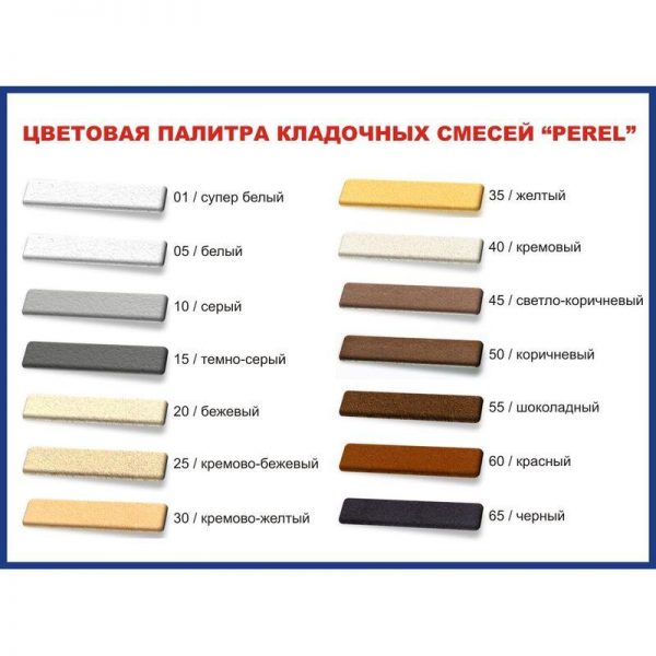 Цветная кладочная смесь Perel SL Коричневая