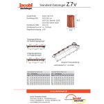Черепица керамическая Jacobi Z7v традиционный чёрный