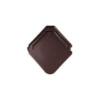 Керамическая рядовая черепица BRAAS Агат 14 антрацит ангоб