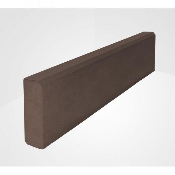Поребрик коричневый бетонный Бел-Блок 1000х200х80
