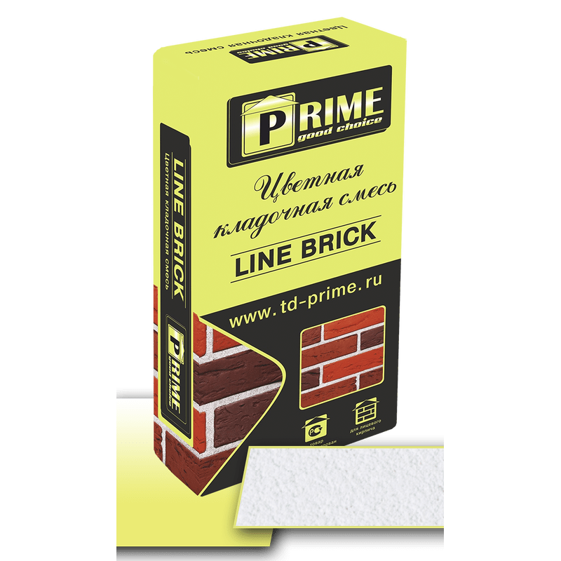 Цветная кладочная смесь Prime “Line Brick” «Wasser». Супер Белая 25 кг Цветная кладочная смесь Prime “Line Brick” «Wasser». Супер Белая 25 кг