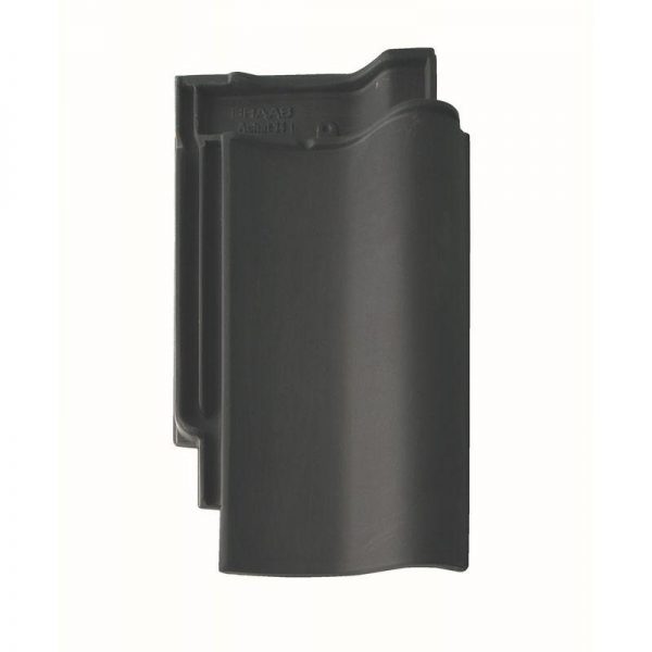 Керамическая рядовая черепица BRAAS Агат 14 антрацит ангоб