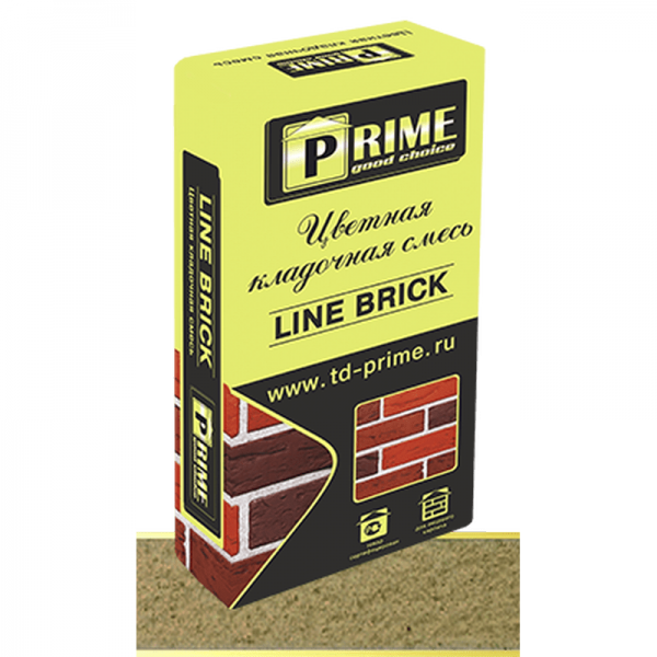 Цветная кладочная смесь Prime “Line Brick’«Wasser». Кремовая 25 кг