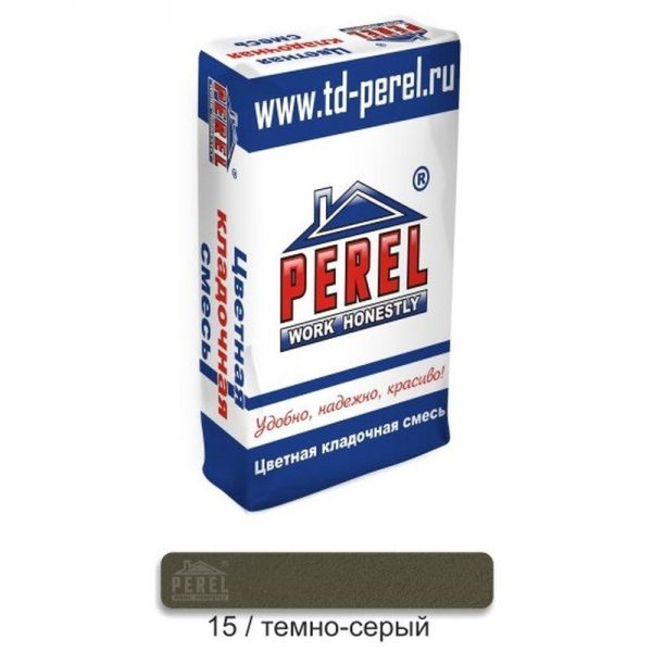 Цветная кладочная смесь Perel SL Темно-серая
