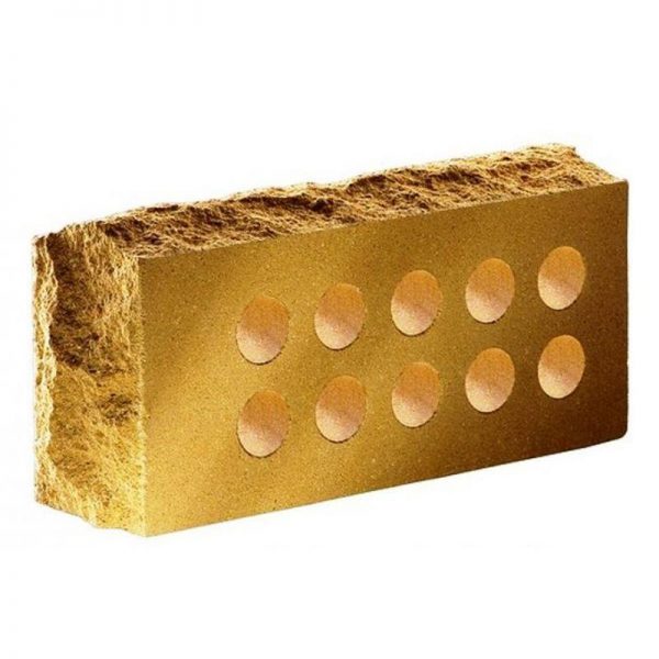 Кирпич облицовочный гиперпрессованный Литос М250 Ложок-Тычок Солома 230х100х65 мм 1 НФ