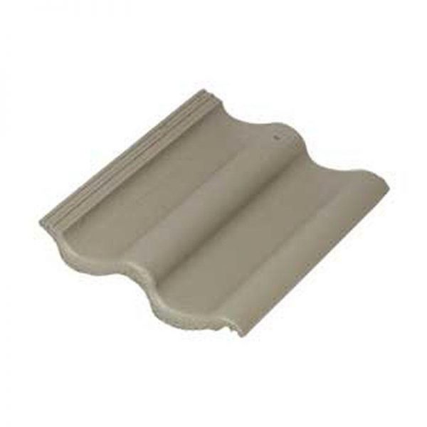 Цементно-песчаная черепица Baltic Tile рядовая Sea Wave серый