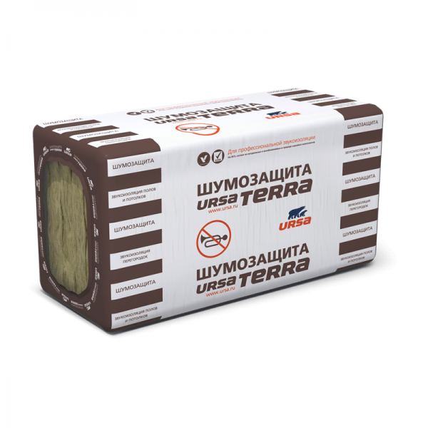Утеплитель URSA TERRA 34 PN Шумозащита
