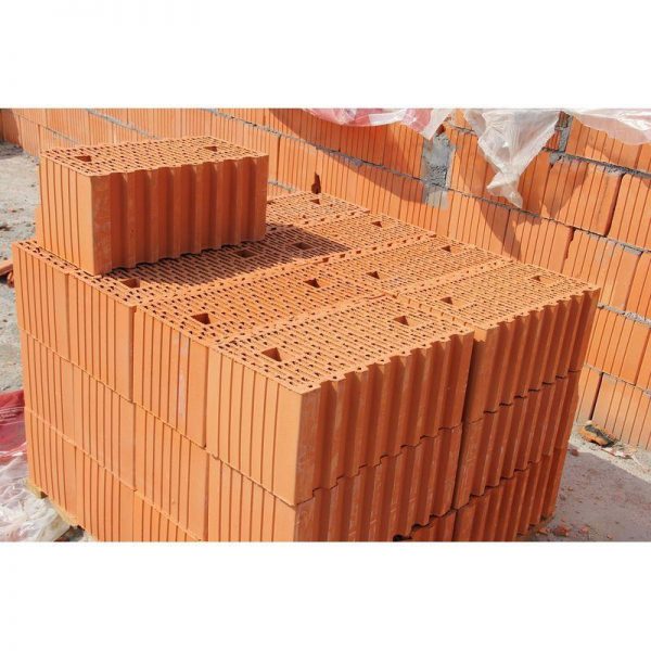 Керамический блок крупноформатный POROTHERM 51 поризованный М100