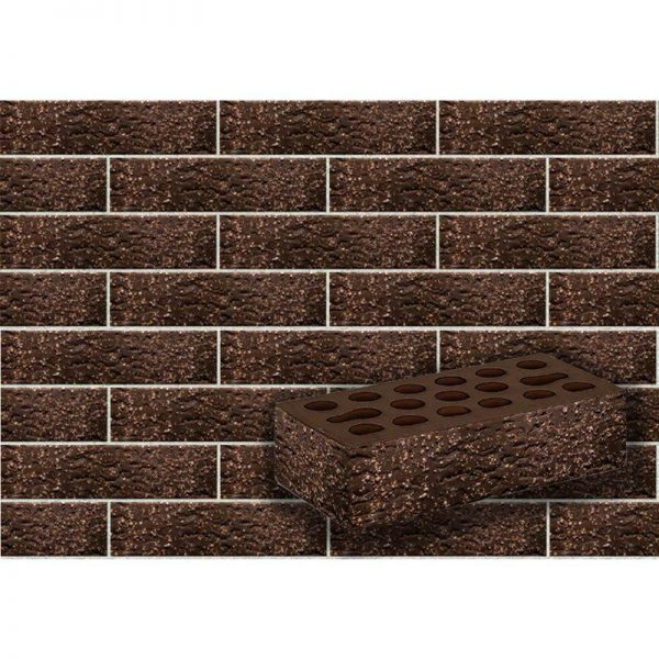 Кирпич облицовочный КЕРМА ПРЕМИУМ М200 Brown Granite 250х120х65 мм 1 НФ