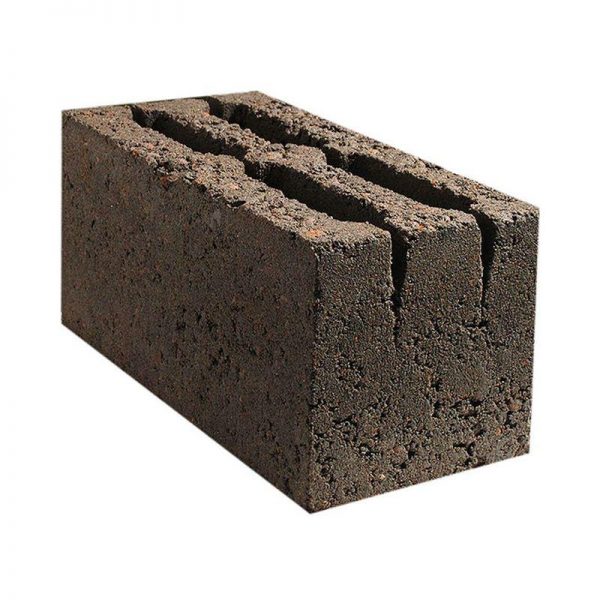 СКЦ Блок фундаментный Щелевой (на щебне) М100 390*190*190