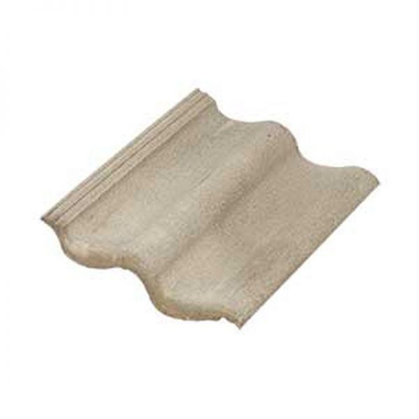 Цементно-песчаная черепица Baltic Tile рядовая Sea Wave серый эконом