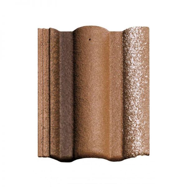 Цементно-песчаная черепица рядовая BRAAS Адриа коричневая