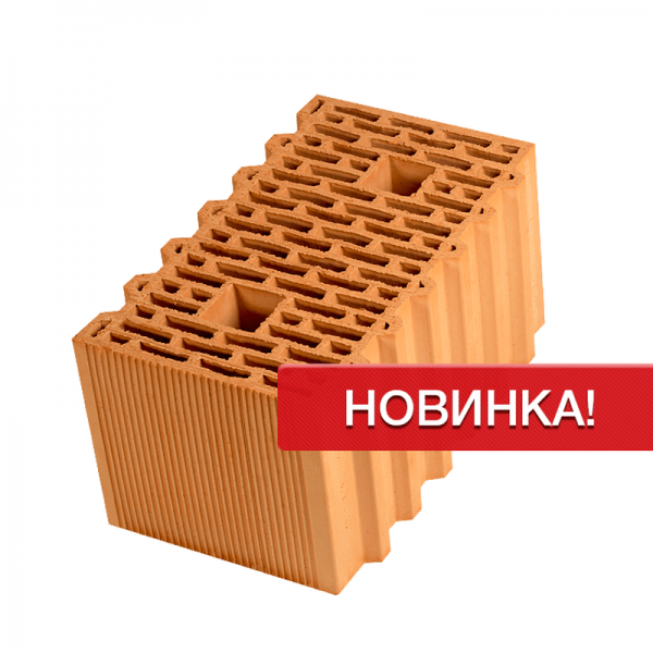 Керамический блок крупноформатный POROTHERM 44 Green Line М100