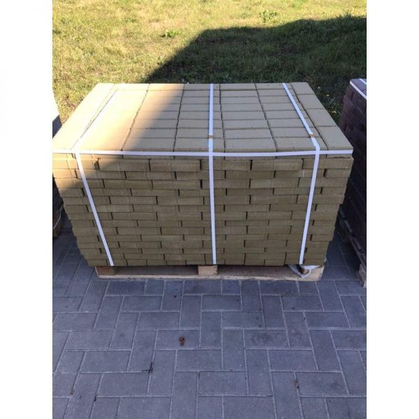 Плитка тротуарная бетонная Бел-Блок Желтая 200*100*45