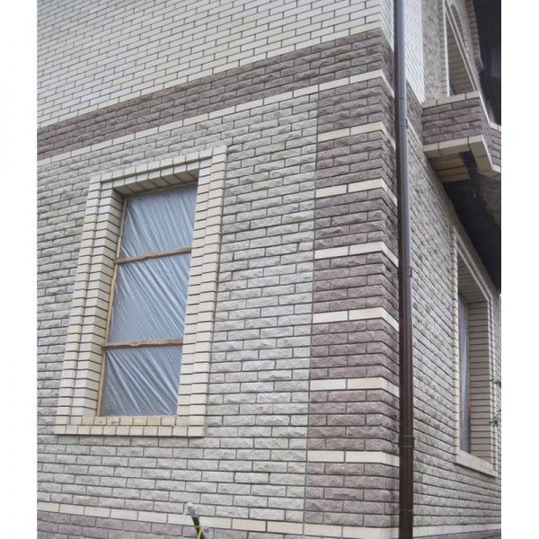 Кирпич Barrum Фасонный Брусок Серый угловой