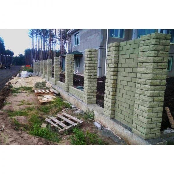 Кирпич Barrum Фасонный Брусок Зеленый угловой