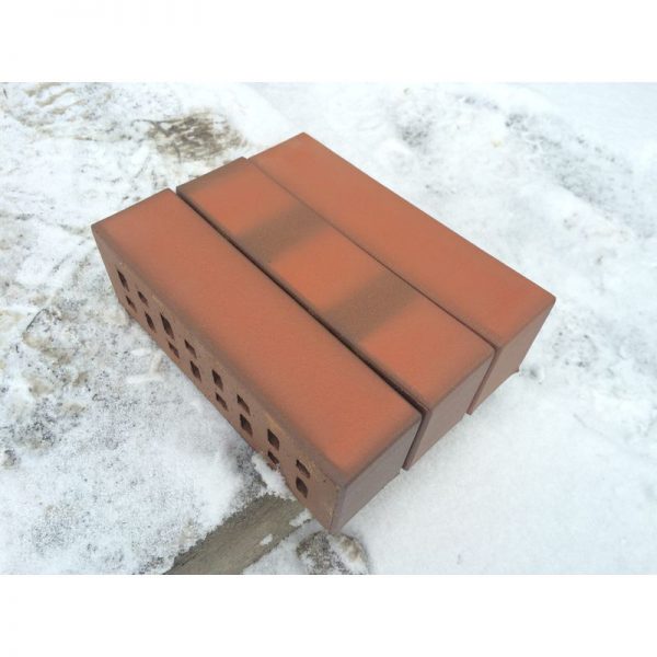 Клинкер фасадный ЛСР М300 красный флешинг Ноттингем гладкий 250х85х65 0.7 НФ